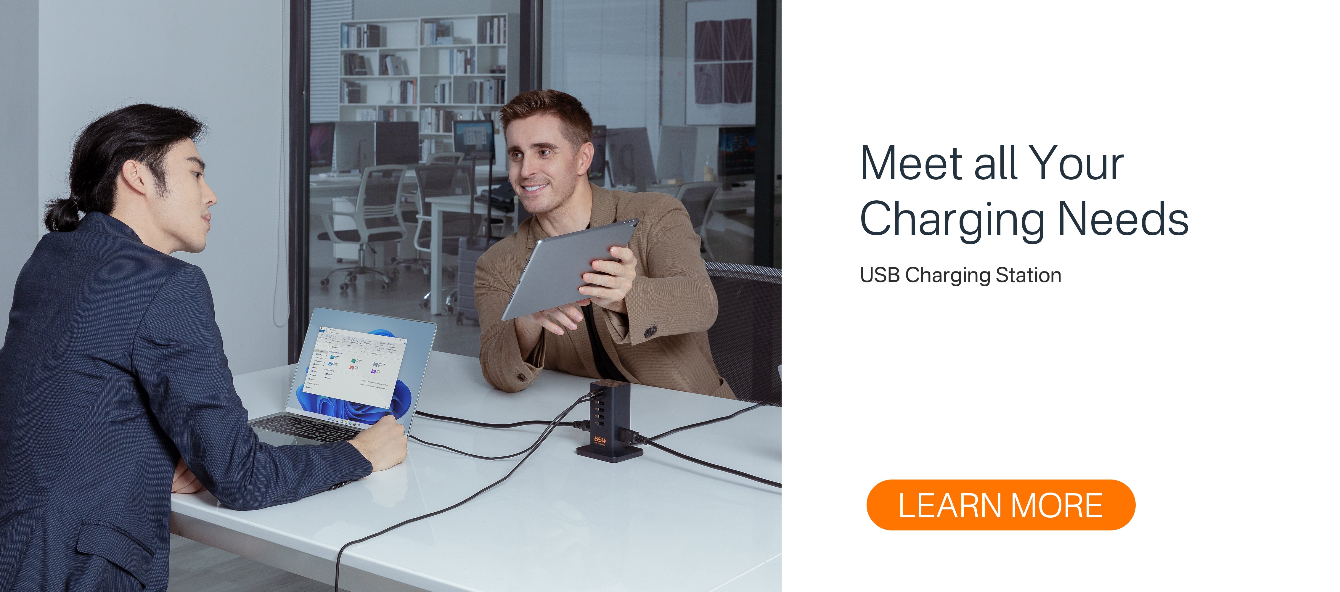 TESSAN 30W USB C Wall Charger, Fast Charging Multi Plug Adapter with 3 Outlet Extender Surge Protector