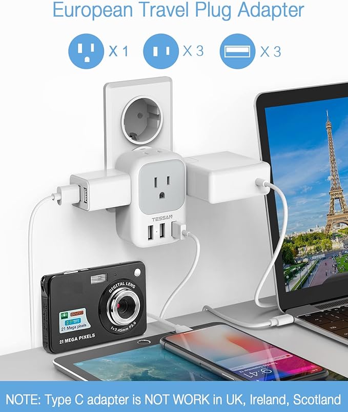 European Travel Plug Adapter