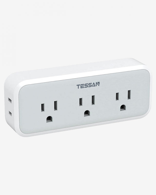 Travel Surge Protector Multi Plug Outlet Extender With 5 Electrical Outlet Expander